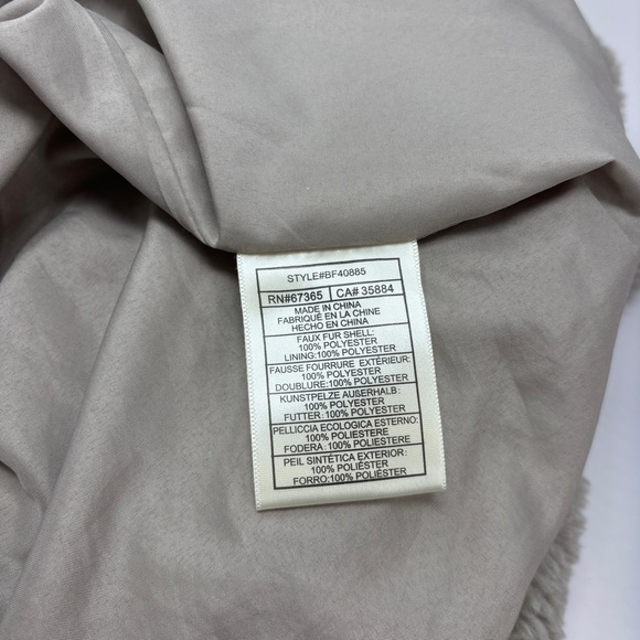 BB DAKOTA Daylin Faux Fur Teddy Coat Sherpa - Large - Picture 6 of 10